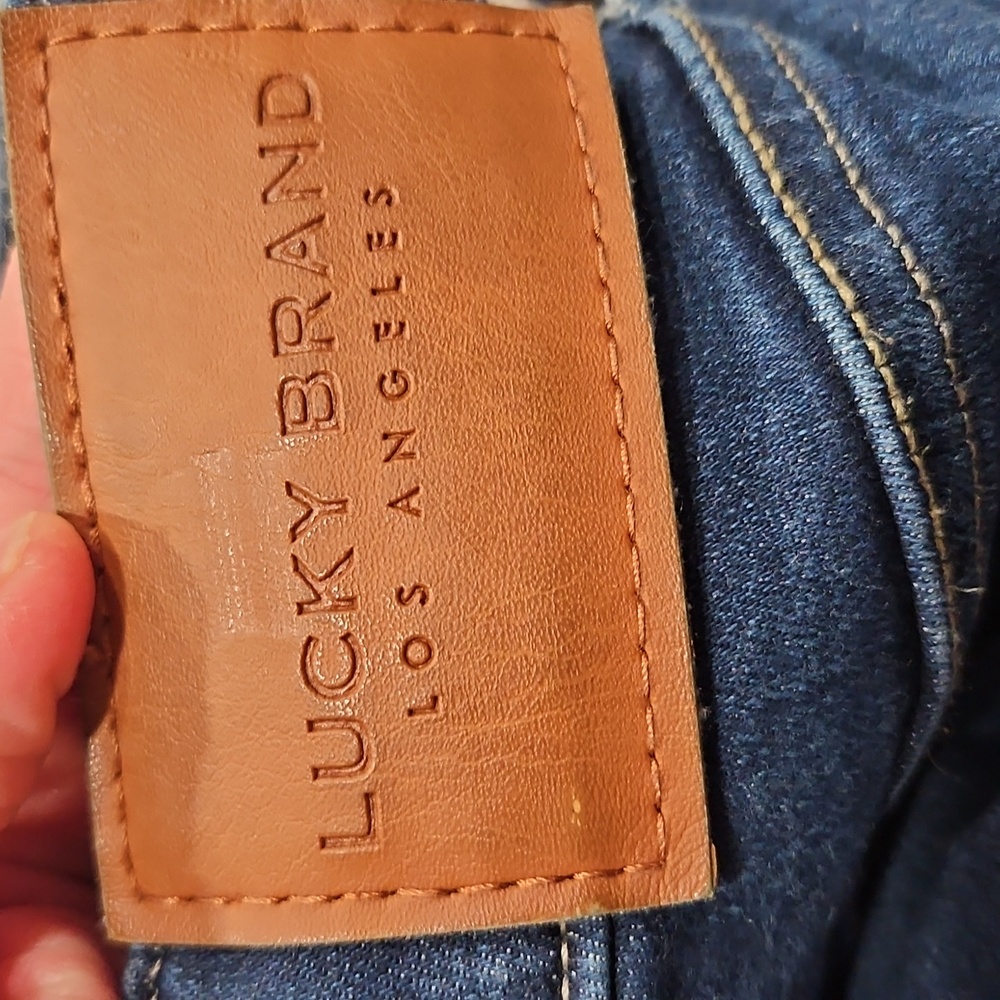 Lucky Brand High Rise Dark Blue Jeans - Picture 9 of 11